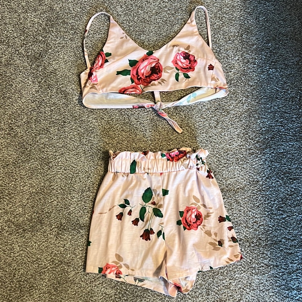 Floral jumpsuit